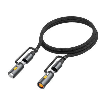 Acefast J4 Charging Data Cable USB-C / LED light / cigarette lighter