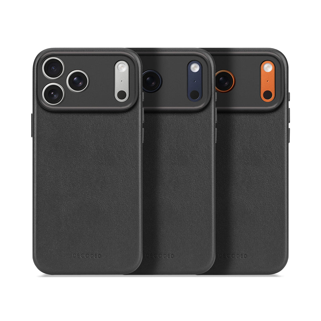 Decoded Leather Case for iPhone 17 Series and iPhone Air - Black