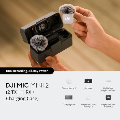 DJI Mic Mini 2 - 2 TX + 1 RX + Charging Case