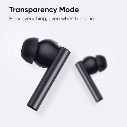 Realme DIZO GoPods TWS Active Noise Canceling Earbuds Hi-Fi Bass Boost Built-in Waterproof 25H Play Time Super Low Latency
