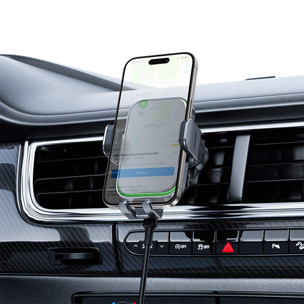 Acefast D17 15W Fast Wireless Charger Car Mount Holder