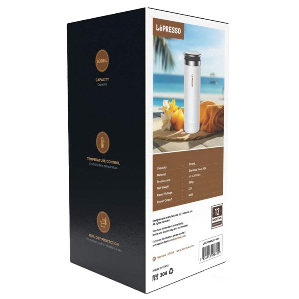 LePresso 2 in 1 Car Portable Electric Kettle