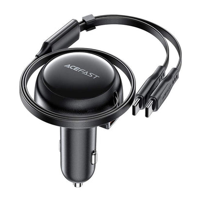 Acefast B13 Car Charger 53W with 2 USB-C Cable and 1 USB-A Port