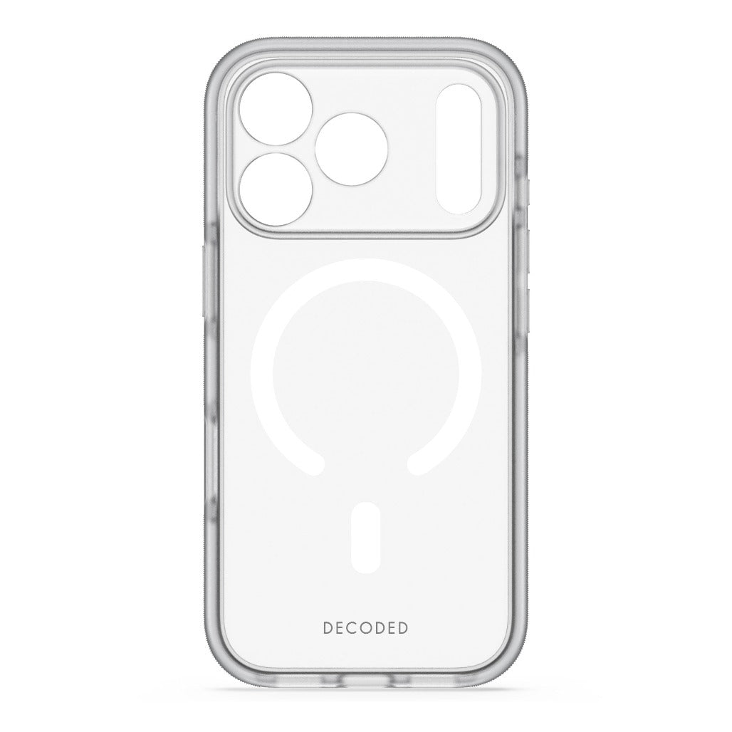 Decoded DropTec Clear Case - Frosted White - iPhone 18 Pro/18 Pro Max