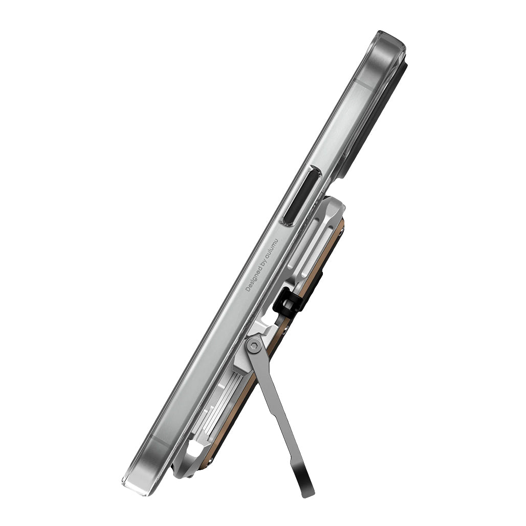 Aulumu G03 Multi-Tool Magnetic Metal Wallet | Genuine Leather Cover | Magnetic