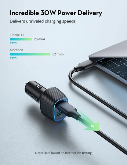 RAVPower RP-VC009 48W Dual-Port Car Charger