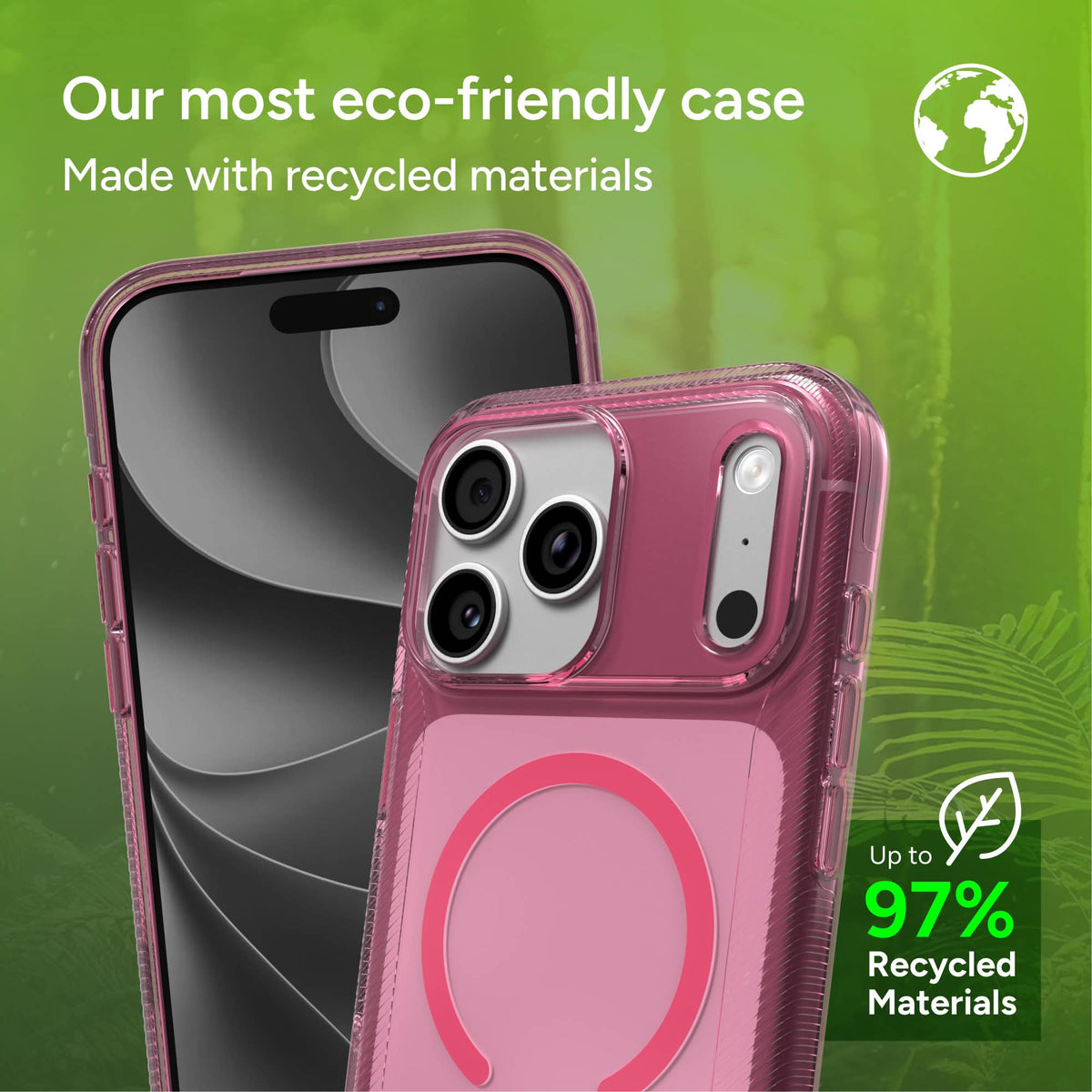 Zagg Luxe Snap For iPhone 18 Pro/18 Pro Max and iPhone 17 Pro/17 Pro Max - Thrift Pink Tinted