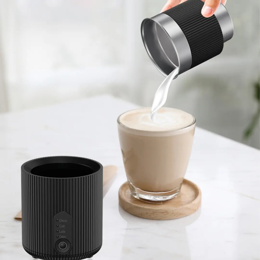 Lepresso Foamflex Hot & Cold Milk Frother - Black