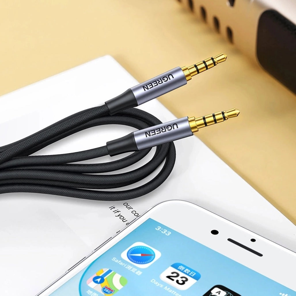 UGREEN AV183 10648 - 1 m - 3.5mm Mini Jack to 3.5mm Mini Jack - gray
