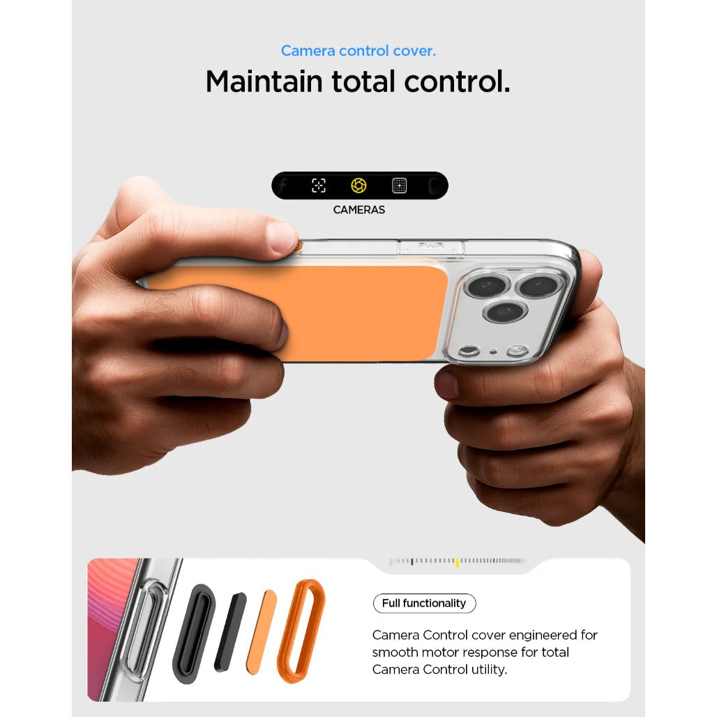 Spigen Ultra Hybrid T (Mag Fit) Case for iPhone 17 Pro / 17 Pro Max - Glossy Orange