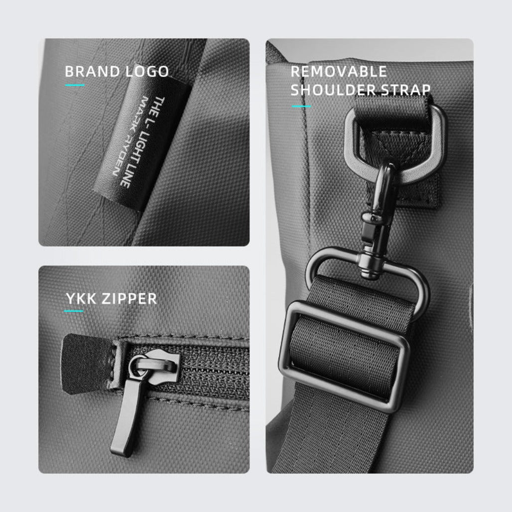 Mark Ryden MetroCourier MR236 - Tech-Integrated Messenger Bag with Dedicated Charger Compartment