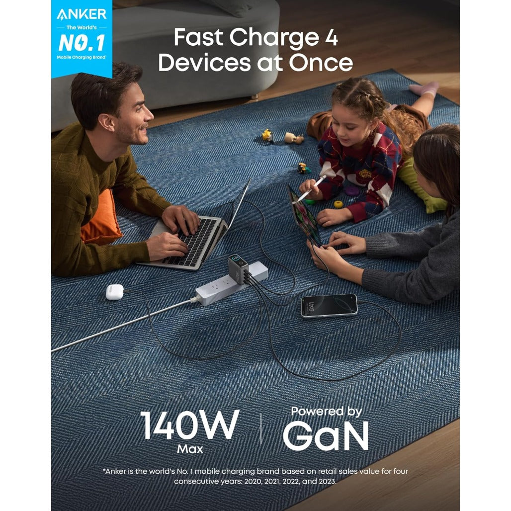 Anker Charger - 140W - 4-Port - PD 3.1 - B26976Z1