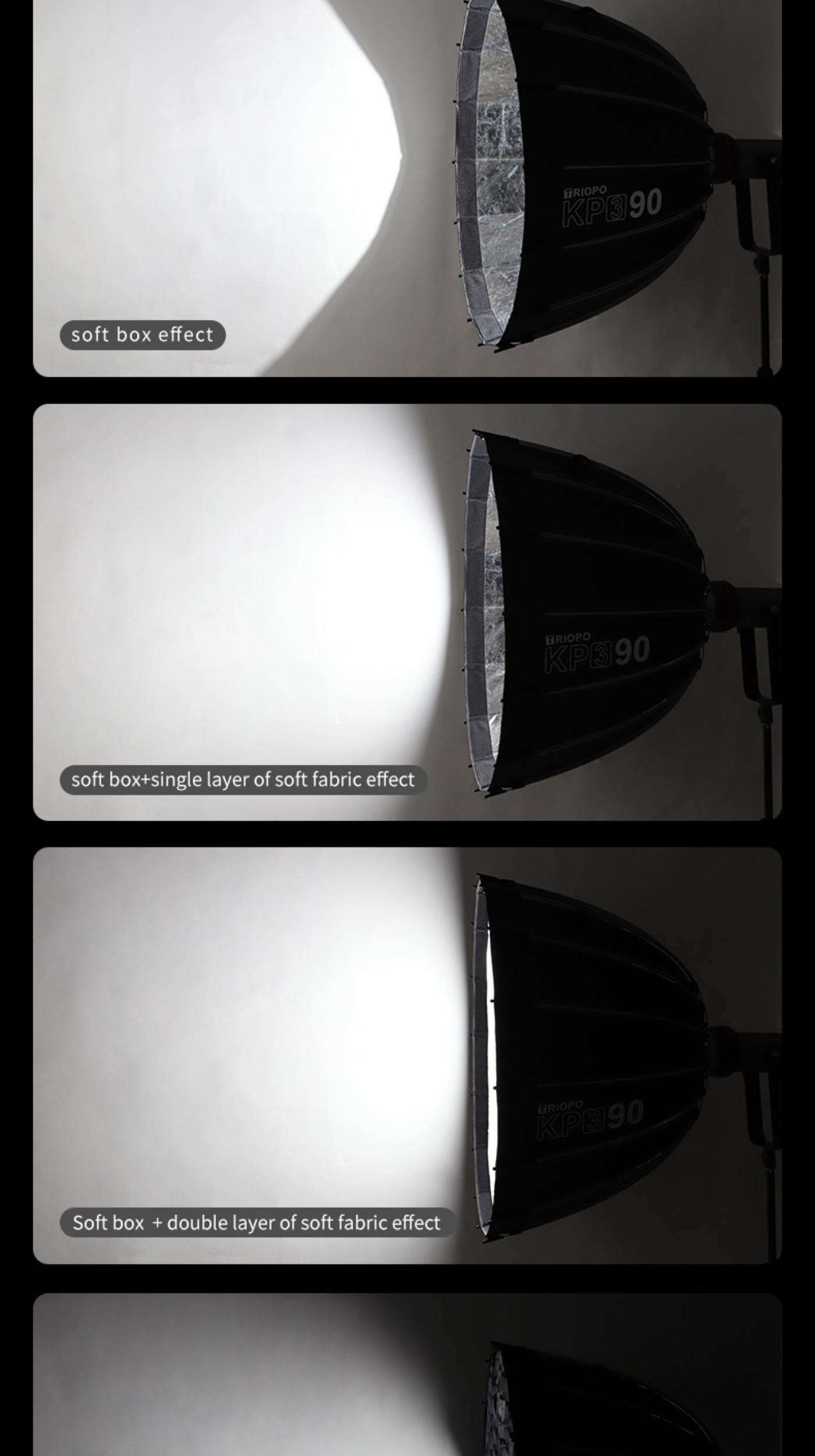 Triopo KP3 90cm Parabolic Hexadecagon Deep Softbox - 90cm
