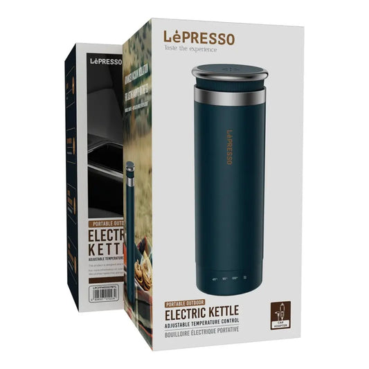 Lepresso Portable Outdoor Electric Kettle - Blue