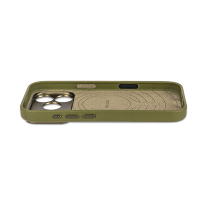 Decoded Leather Case - Moss Green - iPhone 18 Pro/18 Pro Max