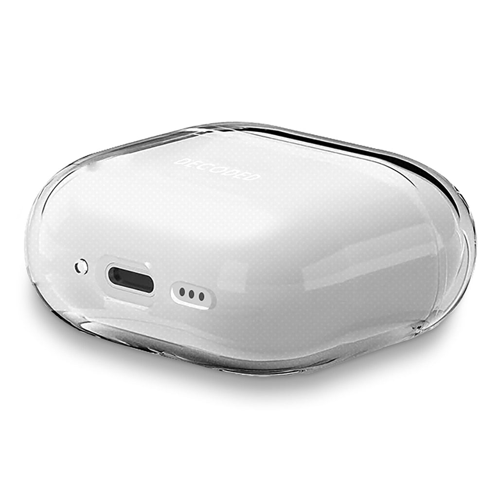 Decoded Transparent Protective Case for AirPods 4 – Shock-Absorbing Case with Wireless Charging Support