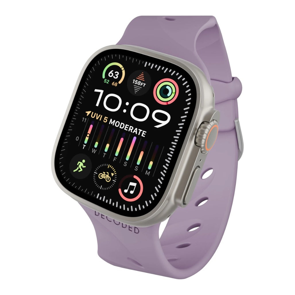 Decoded Silicone Ares Splice Buckle Watch Band | 44mm to 49mm
