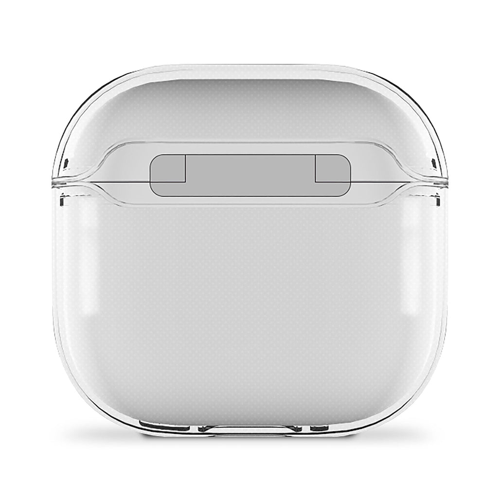 Decoded Transparent Protective Case for AirPods 4 – Shock-Absorbing Case with Wireless Charging Support