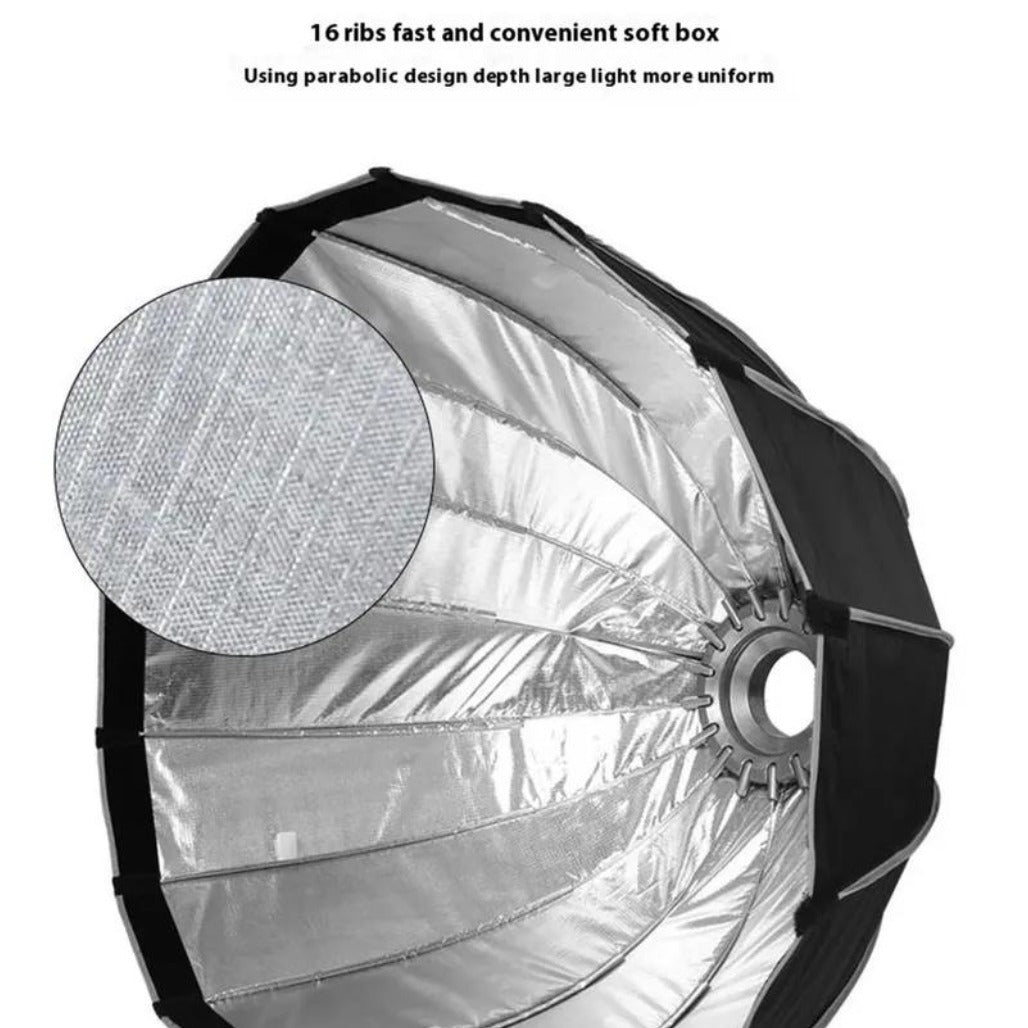 SY-D300 COB Light Bi Color Parabolic Kit 90cm with Stand