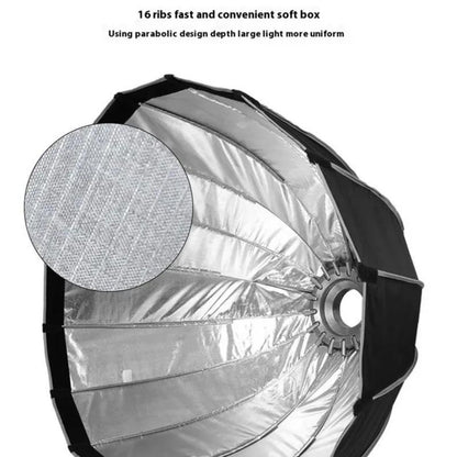 SY-D300 COB Light Bi Color Parabolic Kit 90cm with Stand