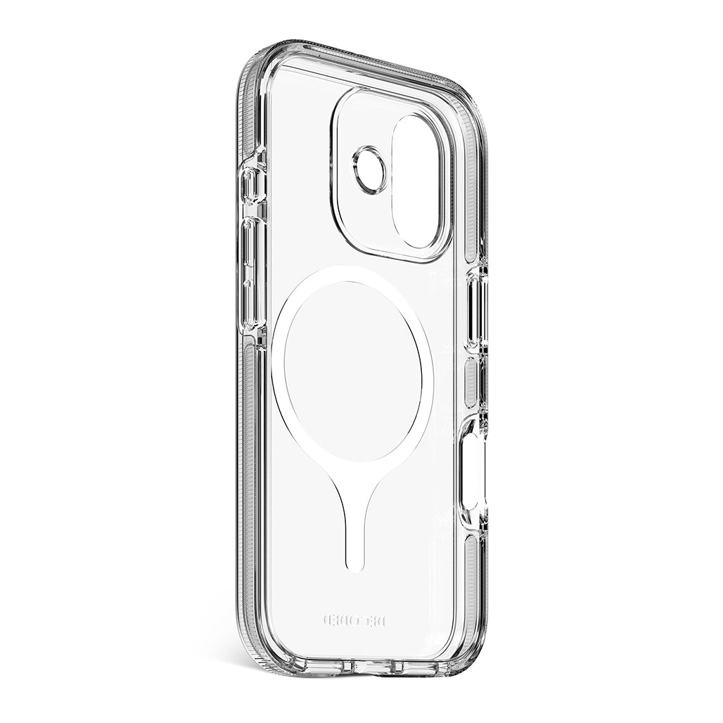 Decoded Clear Case for iPhone 17/ 16/ 15 and iPhone Air – MagSafe Compatible, 4m Drop Protection