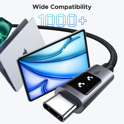 UGREEN Uno USB-C to USB-C Cable 100W (1m / 3.3ft & 2m / 6.6ft)