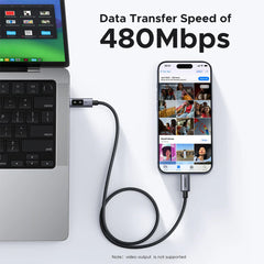 UGREEN Uno USB-C to USB-C Cable 100W (1m / 3.3ft & 2m / 6.6ft)