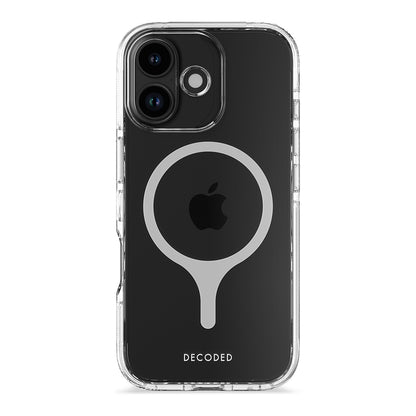 Decoded Clear Case for iPhone 17/ 16/ 15 and iPhone Air – MagSafe Compatible, 4m Drop Protection