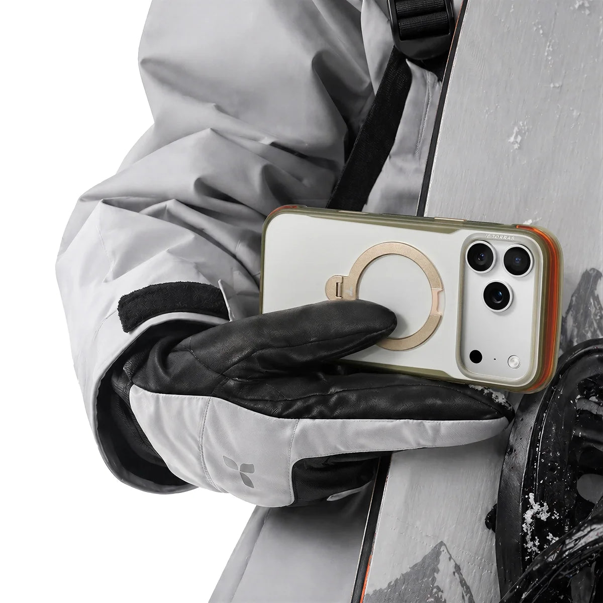 Torras Ostand Q3 Air Pro for iPhone 17 Pro Max - Obsidian Core