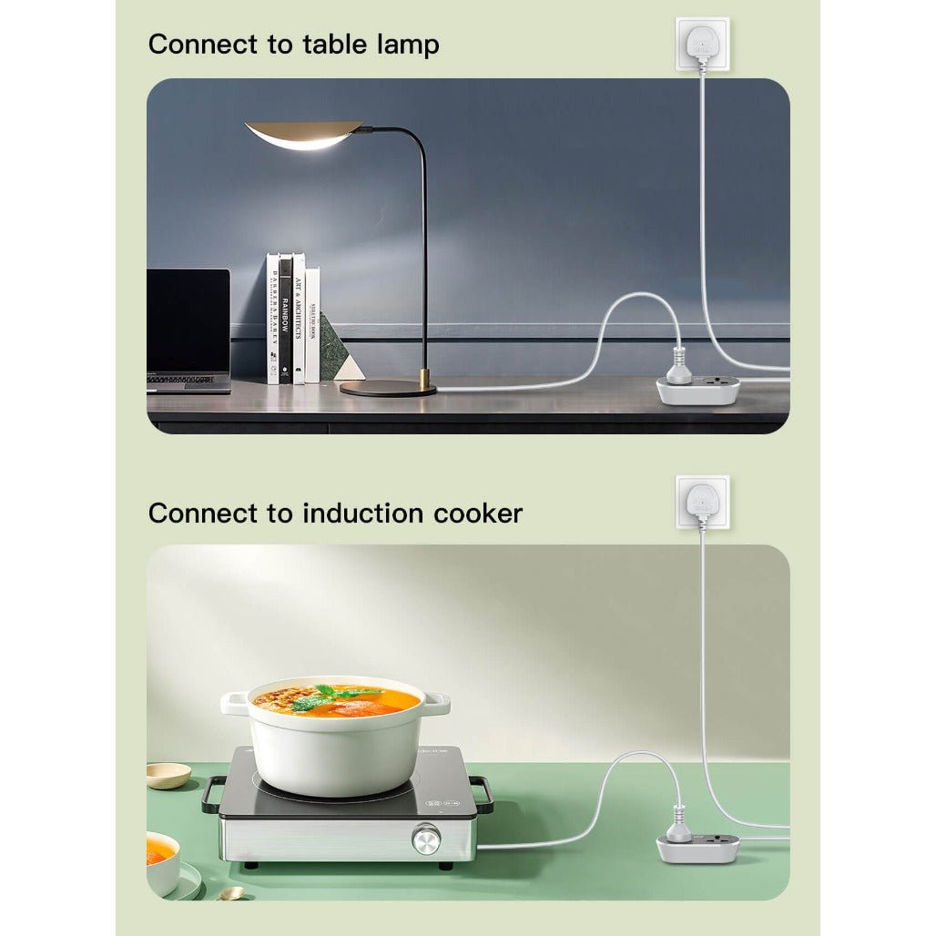 LDNIO 2 AC Outlet Universal Extension Power Socket 10M - SC2018-10M