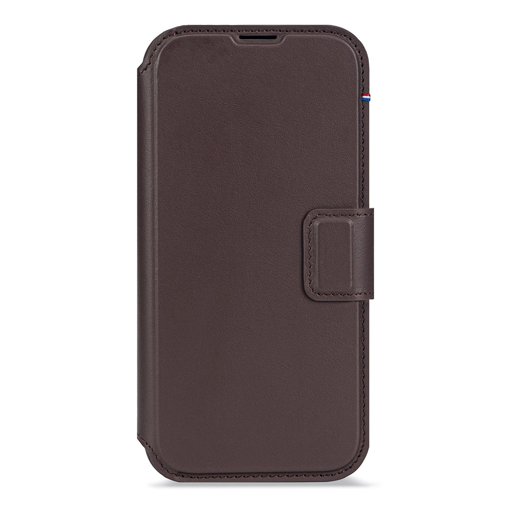 Decoded Chocolate Brown Leather Detachable Wallet Case for iPhone 17 Series with MagSafe
