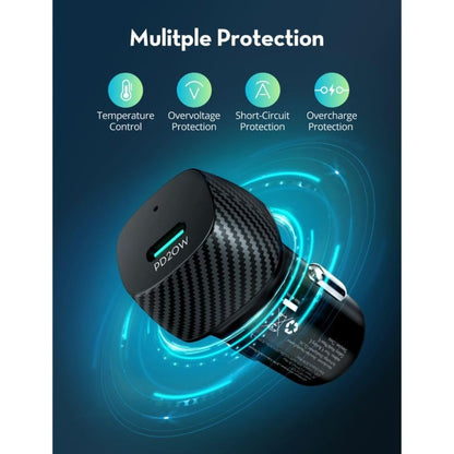 RAVPower RP-VC1017 PD 20W USb-C Fast Car Charger