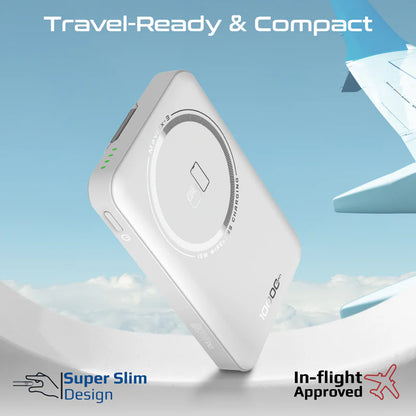 Promate Mavrix-3 Ultra-Compact 3 in 1 MagSafe Compatible Wireless Charging Power Bank