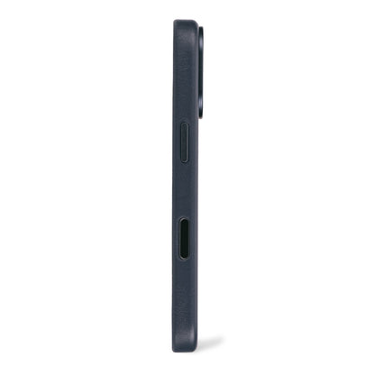 Decoded Leather Case for iPhone 17/16/15 Series - Navy