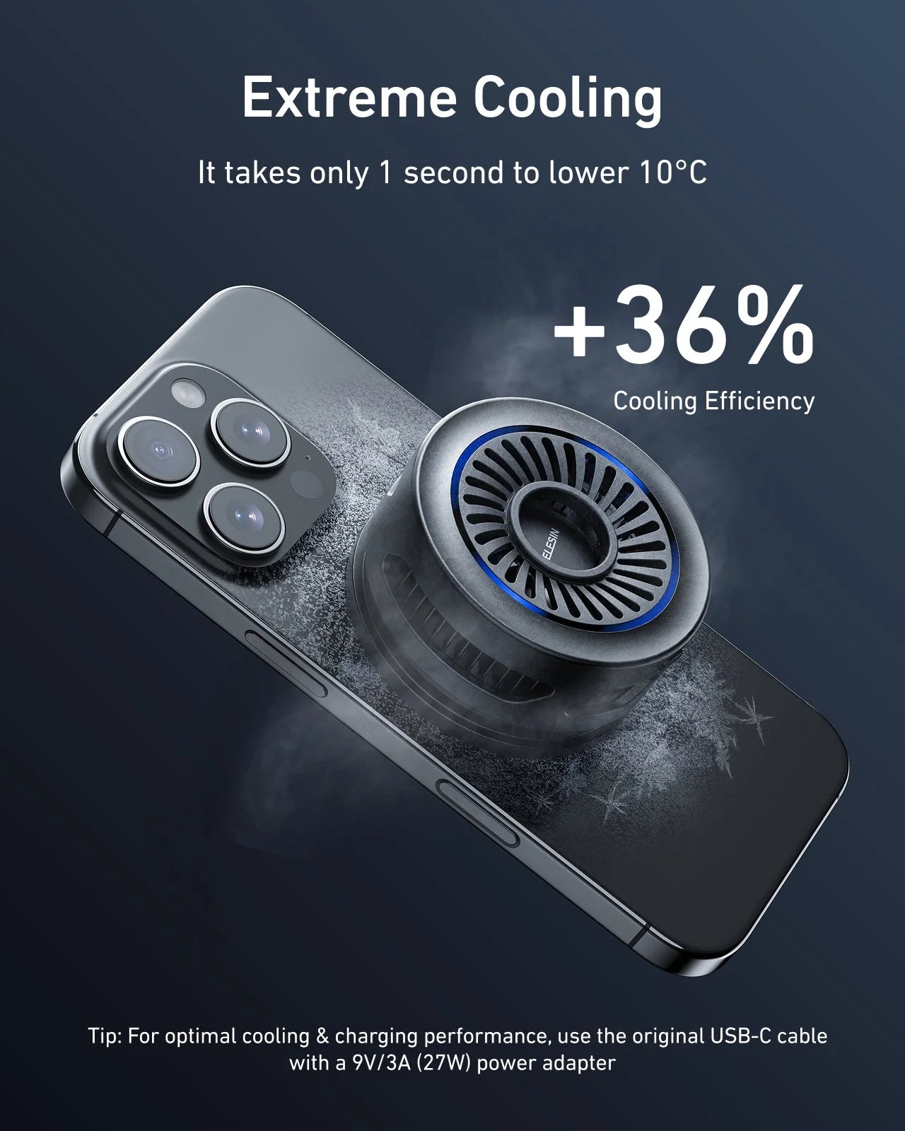 TELESIN Magnetic Phone Cooler Pro