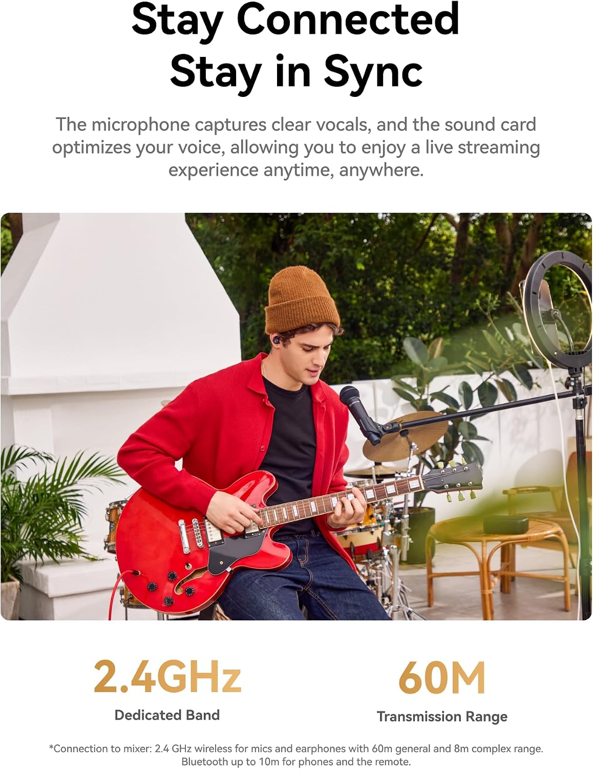 Hollyland MELO P1 Solo Wireless Handheld Microphone System