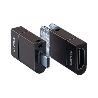 Aluminum 4K OTG HDMI to USB-C Adapter Lightweight and Portable