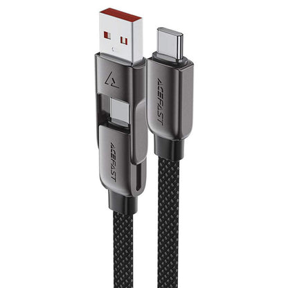 Acefast C13-04 60W 2 in 1 Charging Cable USB-A / USB-C to USB-C
