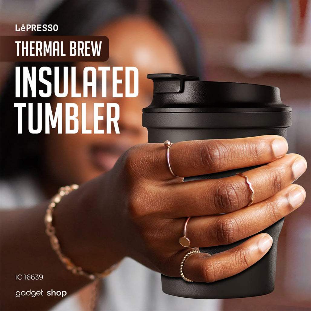 LePresso LPCM450 Thermo Brew Stainless Steel Insulated Tumbler – 450ml
