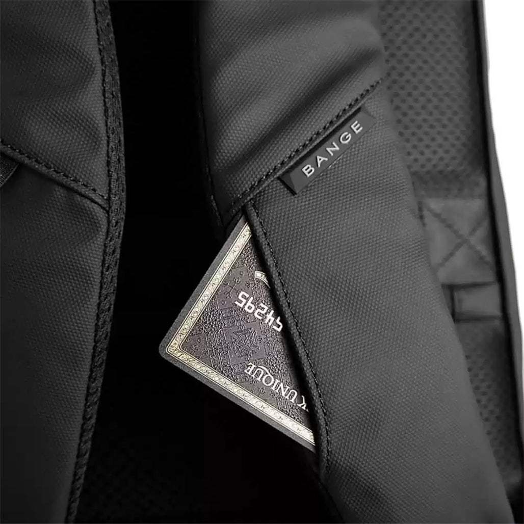 BANGE 2581 15.6" Laptop Waterproof Backpack with Magnetic Buckle