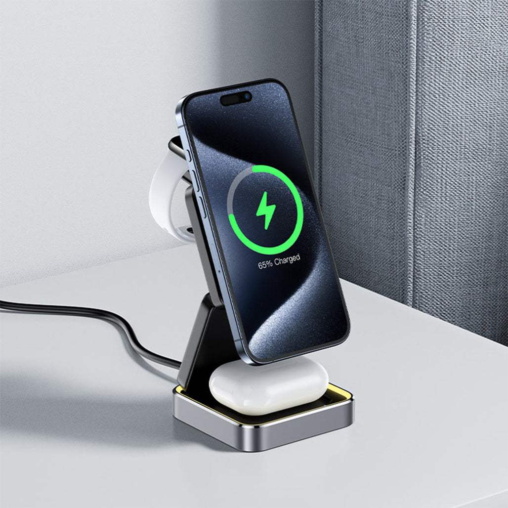 Acefast E20 3 in 1 Fast Wireless Charger