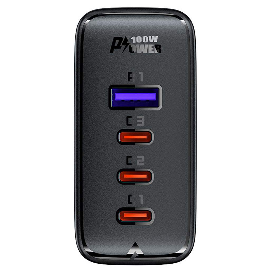 ACEFAST A94 Wall Charger PD 100W GaN For Laptops - Mobile Phones - Tablets (3xUSB-C + USB-A)