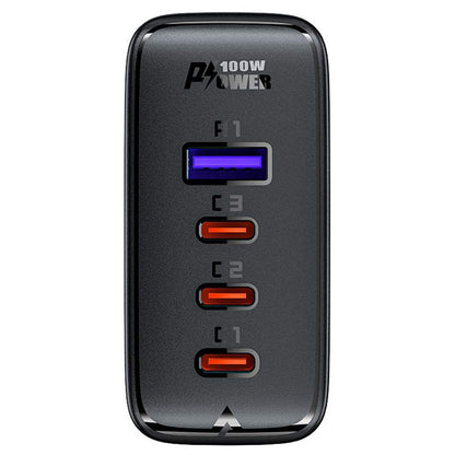 ACEFAST A94 Wall Charger PD 100W GaN For Laptops - Mobile Phones - Tablets (3xUSB-C + USB-A)