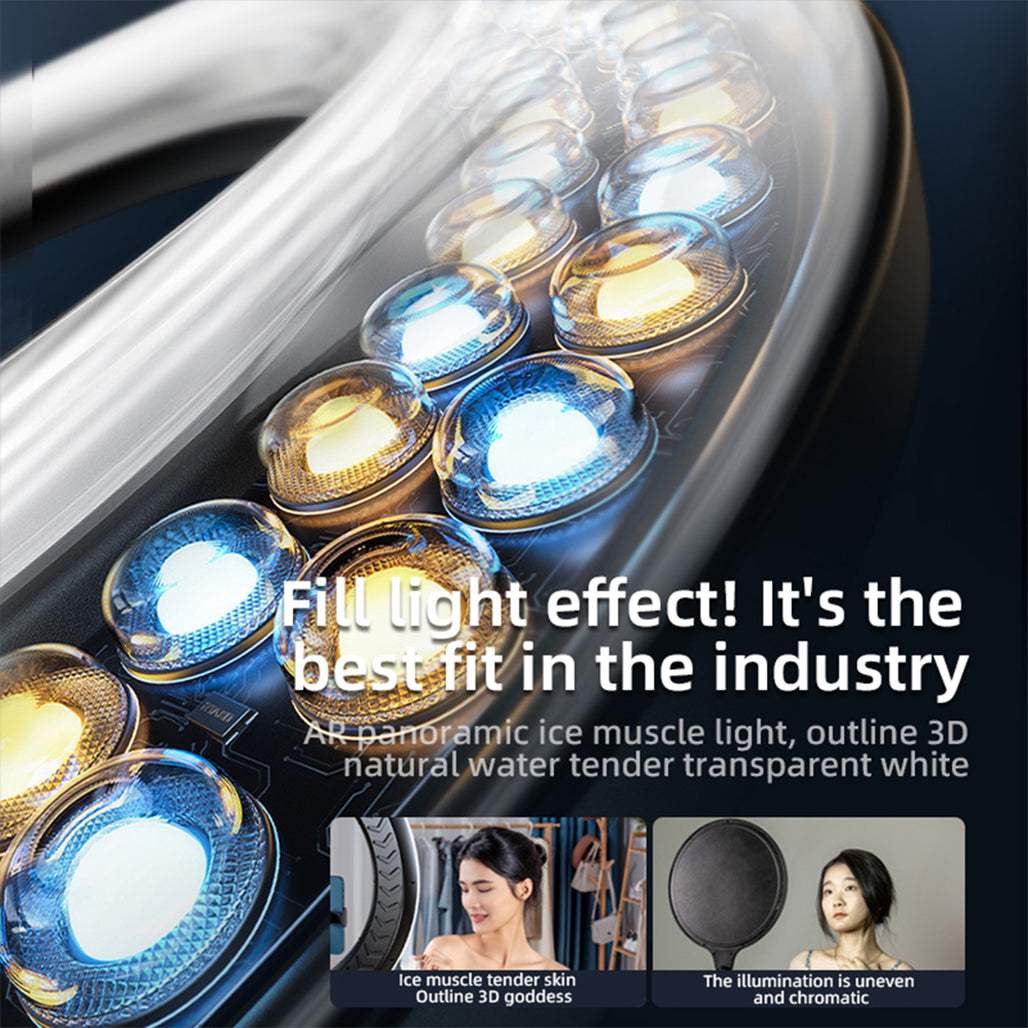 RTAKO AR-GTB05-13 33cm Professional Ringlight 162 LEDs With Single Phone Holder