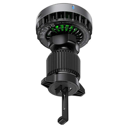 Acefast D40 MagSafe Fast Qi2 Wireless Charger and Car Holder for Air Vent With Cooling Fan