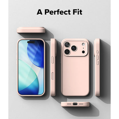 Ringke Silicone Magnetic Case - iPhone 17 Pro / iPhone 17 Pro Max - Pink Sand