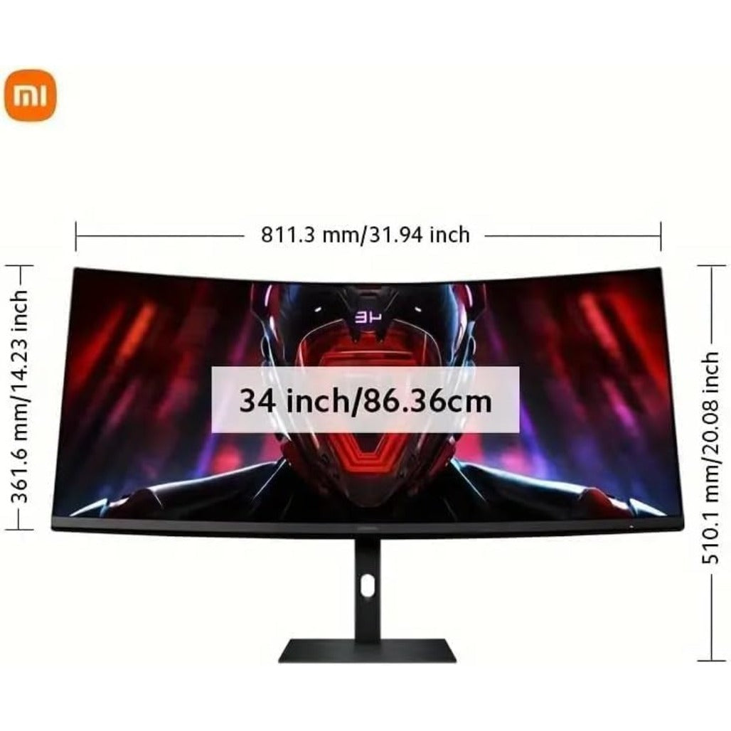 Xiaomi 34" Curved Gaming Monitor - 34wQi