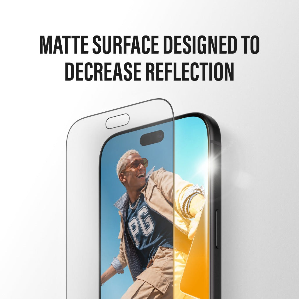 PanzerGlass Anti-reflective Armor Screen Protector iPhone 18 Pro /18 Pro Max w. FASTFIT IN-A-BOX