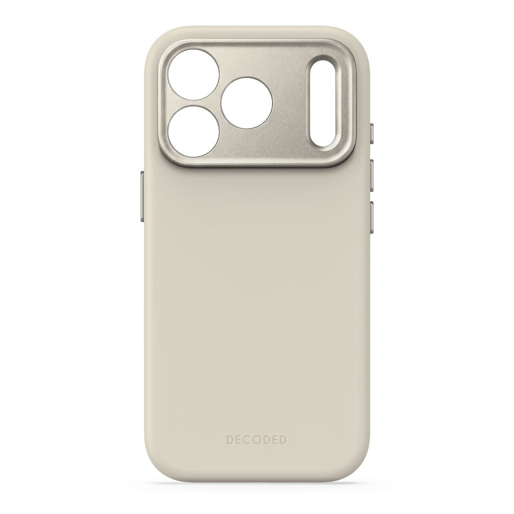 Decoded AntiMicrobial Silicone Case - Pebble Grey - iPhone 18 Pro/18 Pro Max