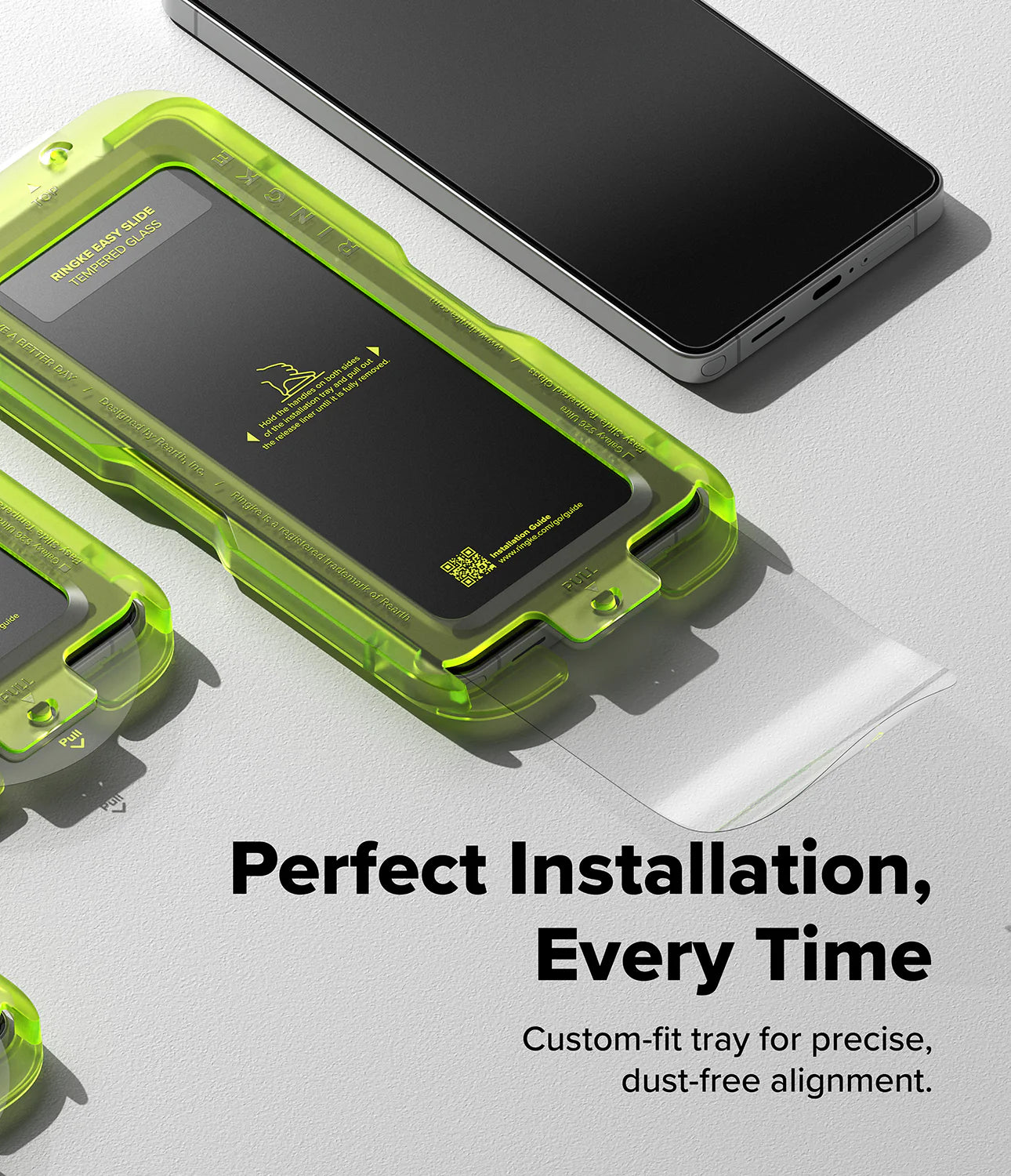 Ringke Galaxy S26 Ultra Screen Protector - Easy Slide Tempered Glass